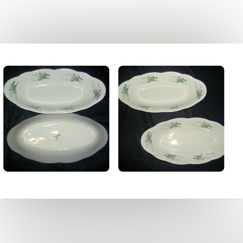 Sterling China Oval Serving dishes /Two